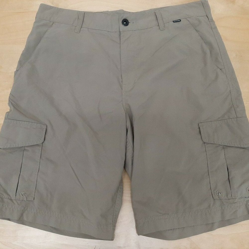 Hurley Mens Dri Fit Cargo Shorts, Khaki Tan